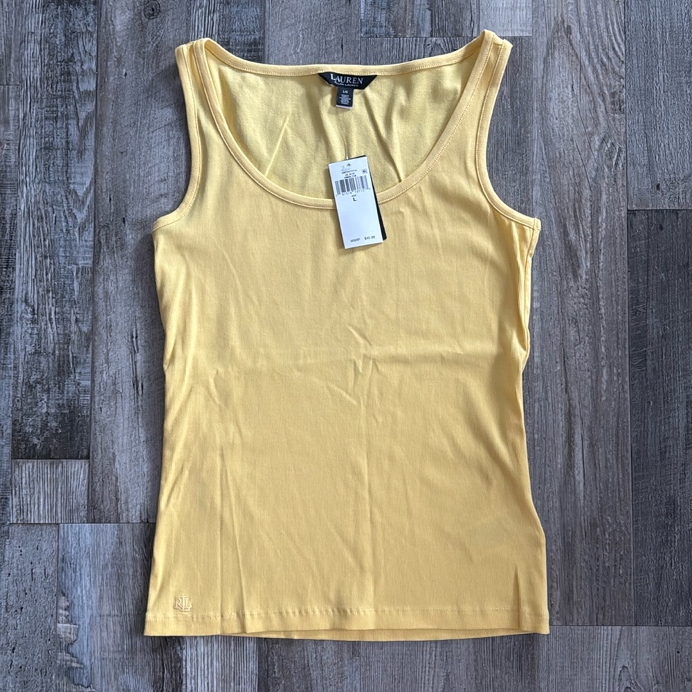 Lauren Ralph Lauren yellow tank